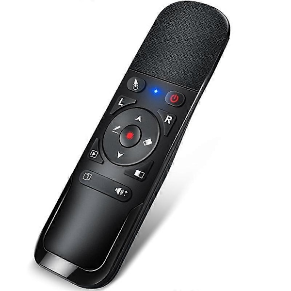 2.4G Trådlös Presentatör Laserpekare USB Presentation Fjärrkontroll med Luftmus för Powerpoint /Laptop/Dator