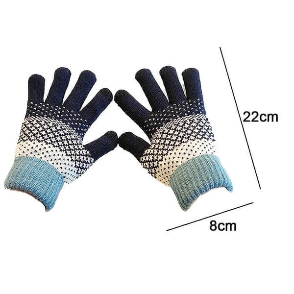 Vinterhandsker Varme Bløde Komfortable Elastiske Manchetter til Kvinder style 3