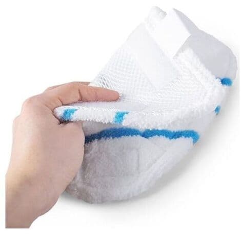 Sæt med 4 mikrofiber moppepuder til dampmopper – Maskinvaskbar – Effektiv rengøring af hårde gulve