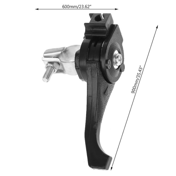 Universal gressklipper gasspaken med skruefeste for 23-27 mm