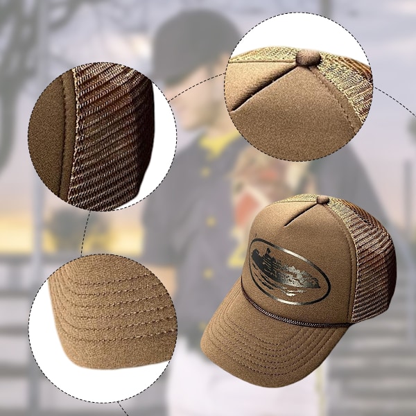 Corteiz CRTZ Cap 22ss Cross-border Amerikansk Trend Brand Trucker Cap Casual Trykt Baseball Cap Sommer til Mænd og Kvinder
