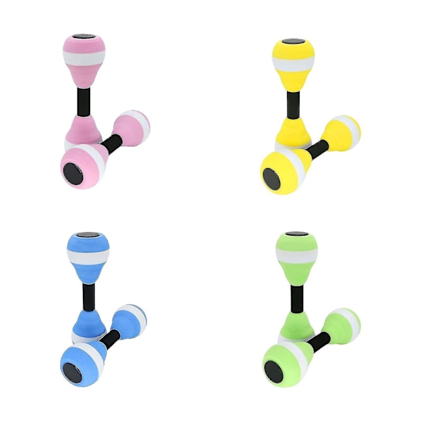 2x Vattendumbbells Vattenövnings Dumbbells Vatten Aerobics Träning Hantel YH C