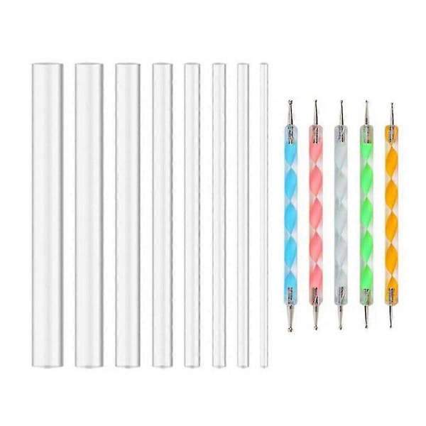 13 st Mandala Dotting Tool Målnings Rock Dot Kit Stenmålningspenna