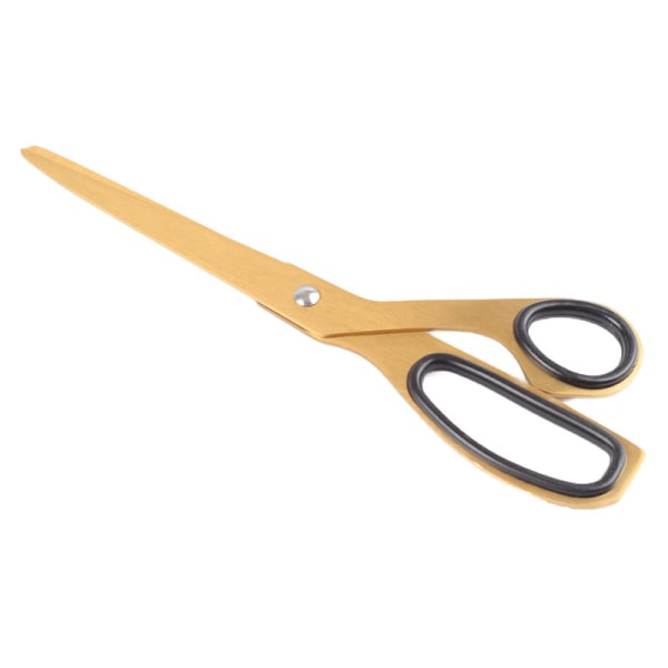 Stainless steel simple gold modern design and production of asymmetric scissors for home and office supplies