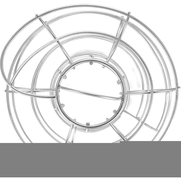 Egg Rack Deluxe Moderne Spiral Dispenser Rack Silver