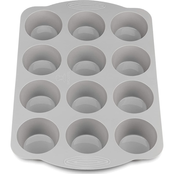 Komfort 12 muffinsform i silikon med håndtak - Form for muffins