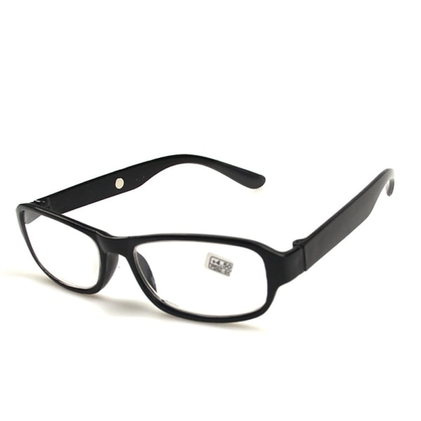 Læsebriller +4,5 +5,0 +5,5 +6,0 Grader Optiske Linser Briller Øjenbryn Nye Black 550