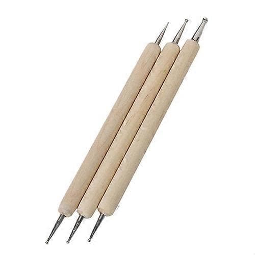 Stk. Kugle Stylus Værktøjssæt til Prægning af Mønster DIY Ler Skulptur Modellering