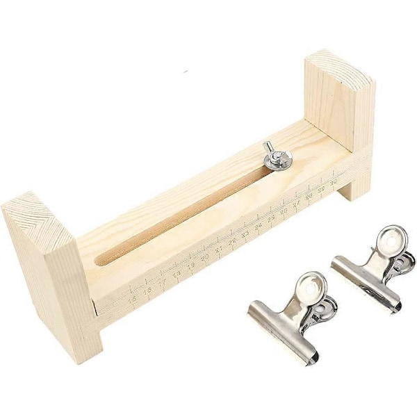 Trä Jig Armbandsmakare Justerbar Gör-det-själv Armband Rep Knutvävare Flätade Fixeringsverktyg.