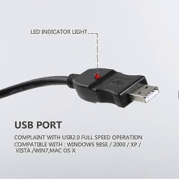 USB Han til XLR Hun Mikrofon USB MIC Link Kabel Ny