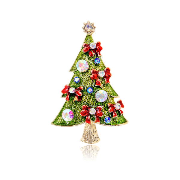 (O)Julbrosch Dekorativ brosch Julgran brosch Dimon