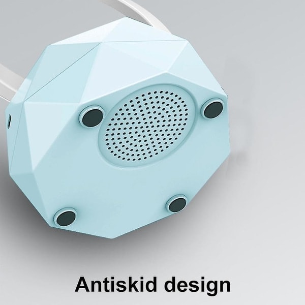 Yövalo Bluetooth-kaiutin Langaton Mini-kaiutin Värikäs Kaiutin White