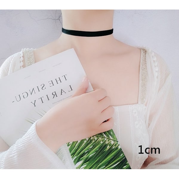 Bohemsk fløyel choker langt bånd sateng blomst krage halskjede sexy svart kamelia choker kostyme smykker tilbehør for kvinner og jenter 4