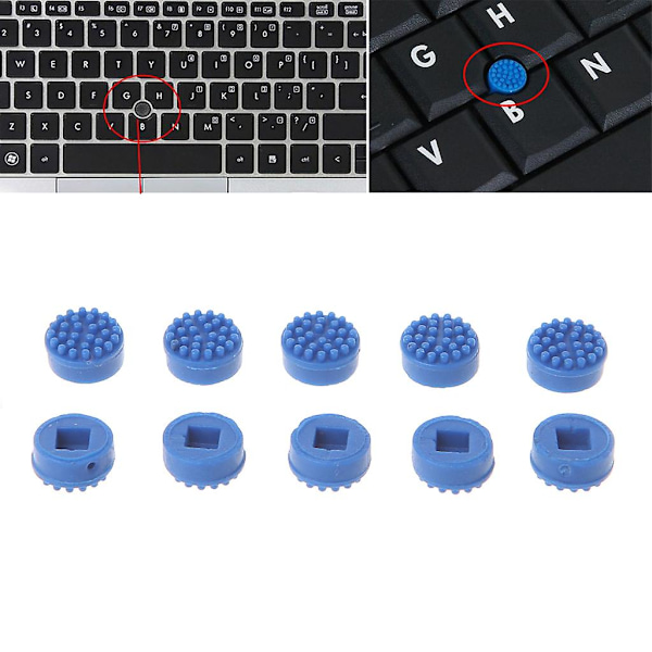 10 stk Nye for HP Laptop Tastatur Mus Stick TRACKPOINT Hetter Blue