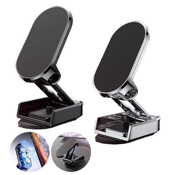 Bil Magnetisk Luftventil Stand Mount Holder Universal Til Mobiltelefon Fp Sliver