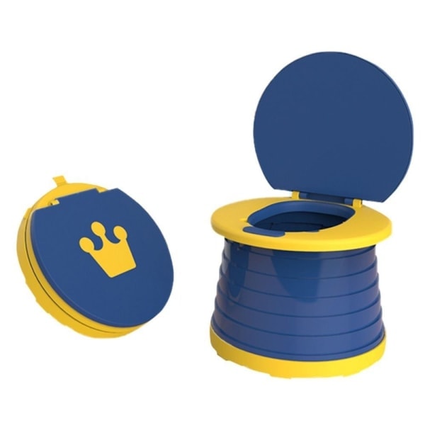 Børnefoldbar toilet Baby baby potte blue