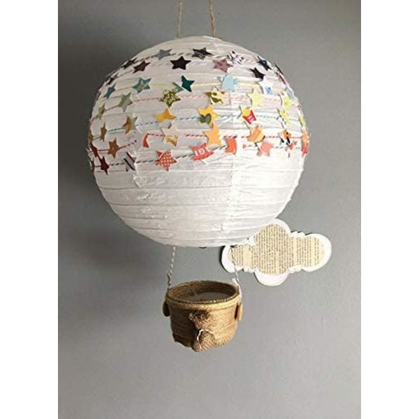 10 stk. Papirlangerner Hvide Runde Papirlangerner, Bryllup Have Bryllupsfest Dekoration 8 inch