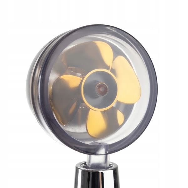 Booster Duschmunstycke med Propeller (med Filter) - Turbo Silver