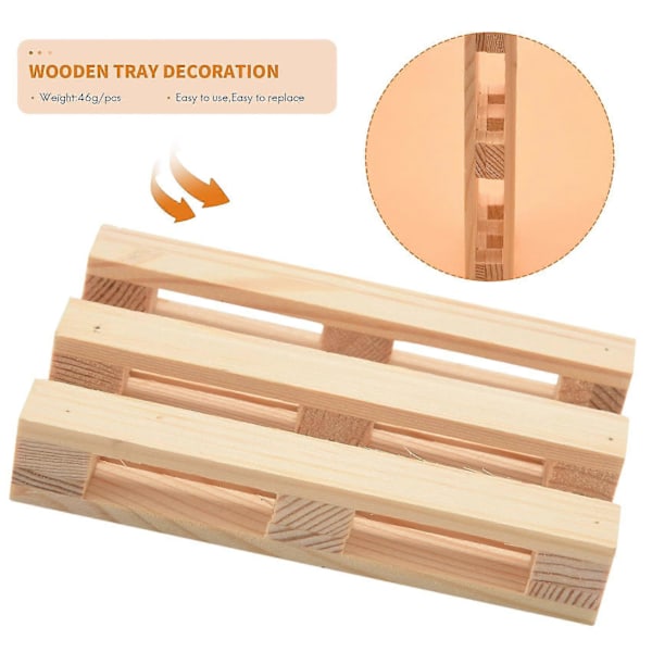 2 stk. 120X80mm Trepall Dekorasjon for 1/10 RC Crawler Bil Axial SCX10 90046 TRX4 Redcat