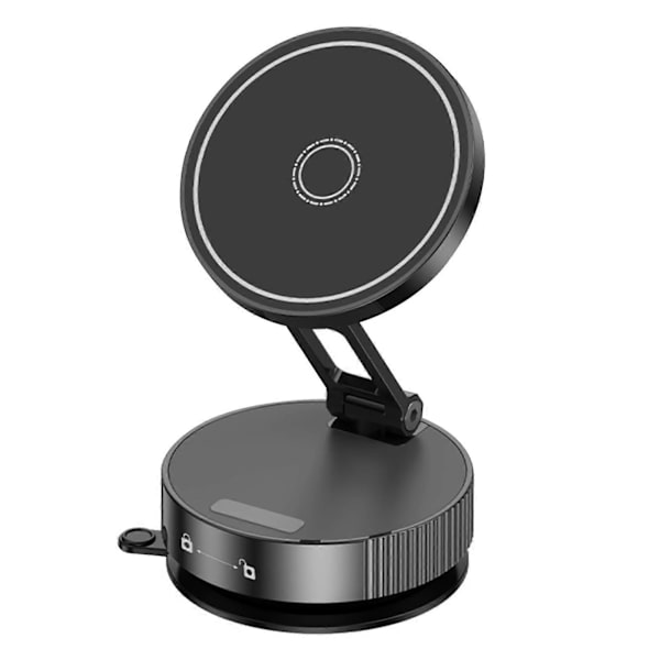 Auton navigointipuhelimen pidike magneettinen yleismallinen 360 astetta kääntyvä puhelinteline navigointia varten Black