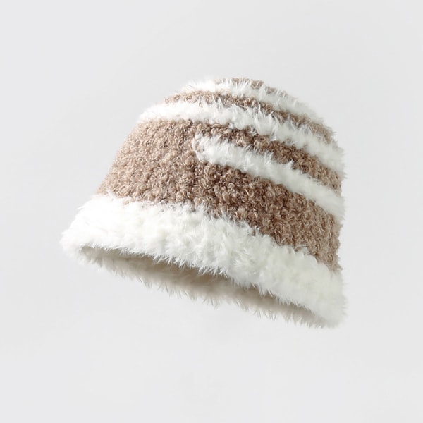 Sløvete Beanie Dame Vinterhatt Damer Oversized 1 Varm Strikket, Damer Vinter Tykk Beanie for Kaldt Vær c