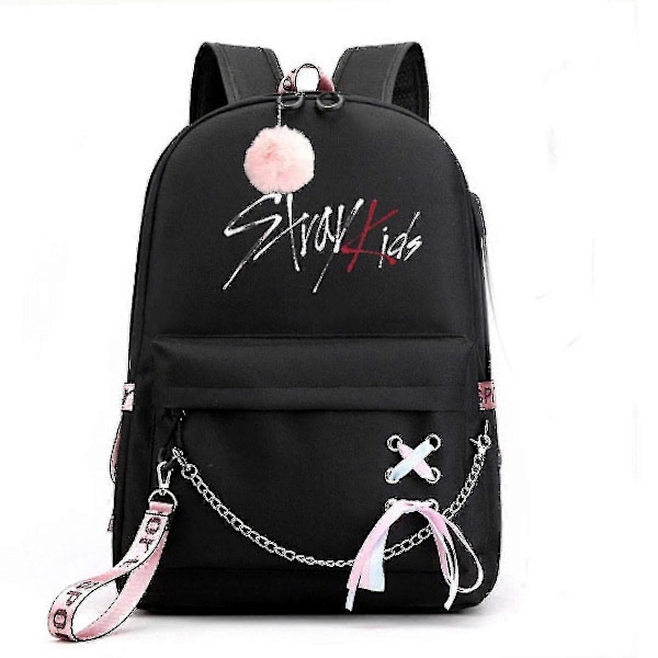 Stray Kids Anime Ryggsäck Vardagsryggsäck GuanGuan 1