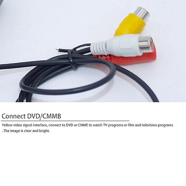 Mini TV 7 Tum HD-skärm 800x480 Bärbar Bil LCD-skärmar På DVD/CMMB Två Ingångar För Passagerare Lastbil