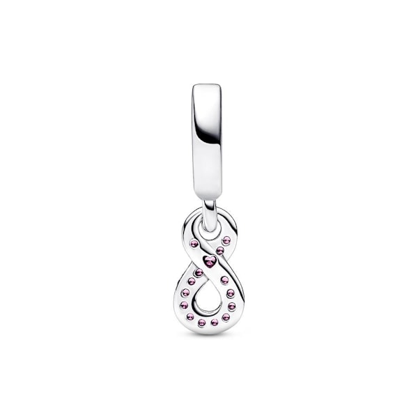 S925 Sterling Sølv Glitrende Uendeligheds Vedhæng Charm Smykker KVINDER hjem Pandora Dame Charm