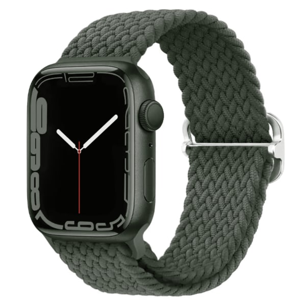 Apple Watch Armband Vävd 42mm / 44mm / 45mm / 49mm - Elastiskt Armband Orange