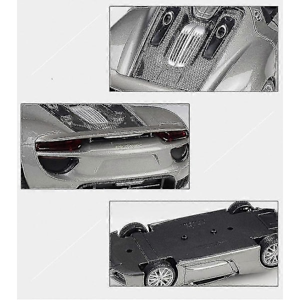 1:24 Leluauto Porsche 911 Carrera 4s Musta Simulaatiomalli Metallikoriste Kokoelma Leluauto Useita Värivaihtoehtoja yellow