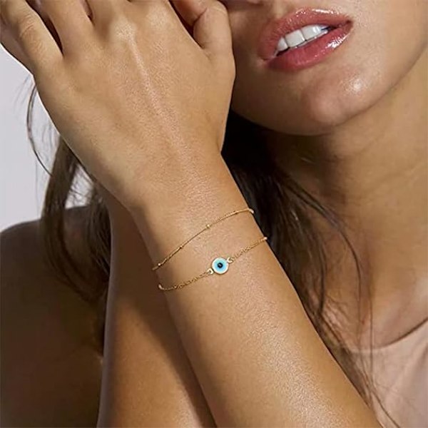 Gullbelagt Dråpeformet Armring 6