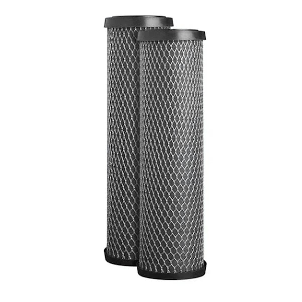 4-pack Kolvattenfilter i kol 10 tum Standard Helhus Kol Sediment och Smak & Lukt Ersättningsfilter