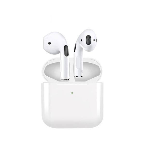 Pro 5 Bluetooth Hodetelefoner Kompatible med iPhone og Android, Trådløse Bluetooth Øretelefoner, Kompakt og Utsøkt, Bæreledninger, Hvit