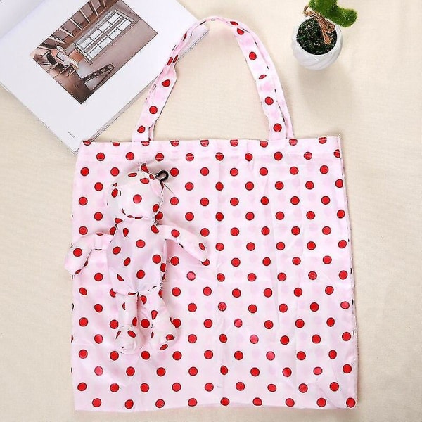 Waterproof Creative Silicone Folding Shopping Bag Polyester Cloth Vest Bag