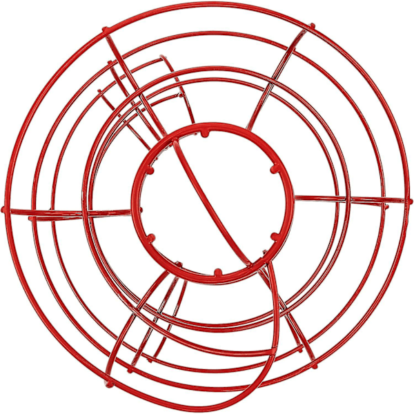 Egg Rack Deluxe Moderne Spiral Dispenser Rack Red
