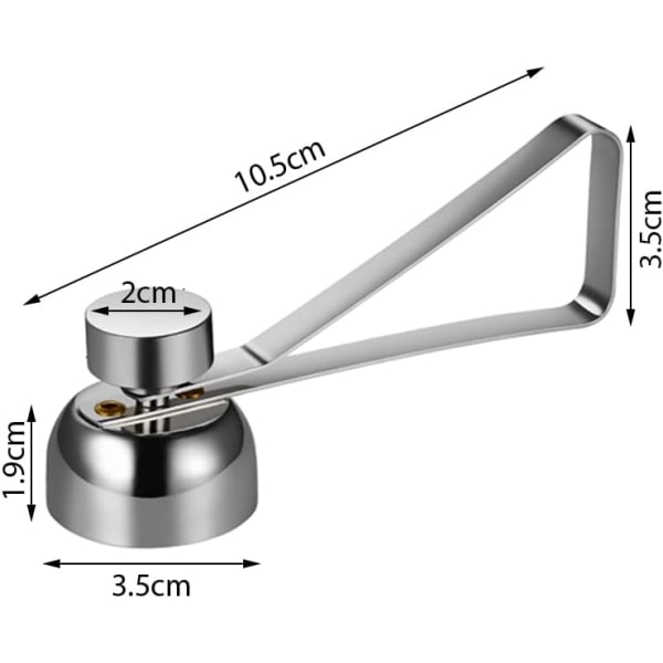 nuoshen Æg Topper, Rustfrit Stål Æggeskalskutter Køkken Æg Åbner Værktøj Æg Cracker Fjerner Æg Skal Separator til Hårde Bløde Kogte Æg