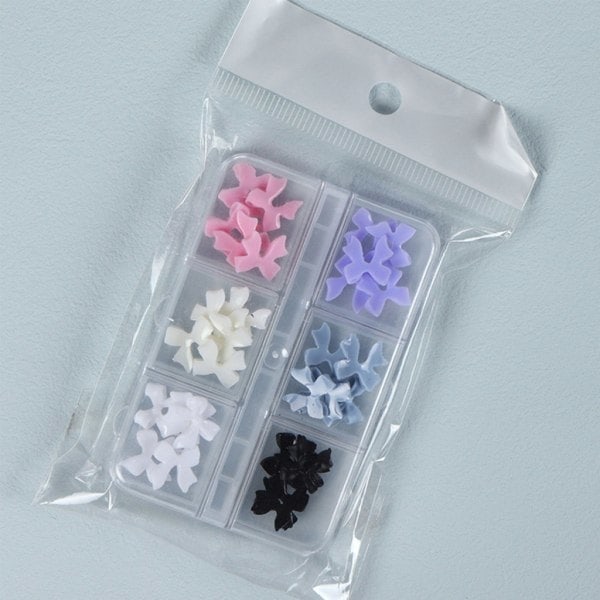 30 st Resin Bowknots Nagelkonst 3D Rosetter Ornament Berlocker Smycken DIY UV Gel Design Söta Manikyr Tillbehör