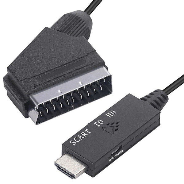 SCART-HDMI-muunnin SCART-HDMI-sovitin Video- ja ääni-muunnin Videokaapeli