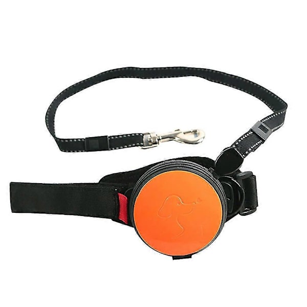 Håndfri Inntrekkbar Hundelina Håndleddsbelte Stropp Håndfri Lina For Hunder Katt TAO Orange