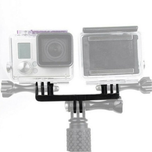 Kaksoiskiinnikeadapteri Kypärämonopodi GOPRO-kameralle Hero