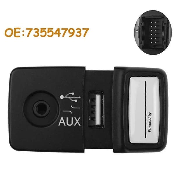 735547937 for Panda Punto Blue and Me AUX Audio Interface USB Ekstrauttak