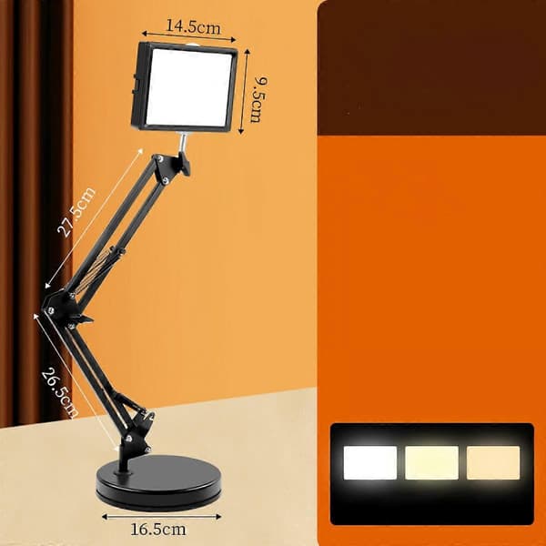 Kameralys Led Videolyspanel Udfyldningslys Fuld Farve Output Video Bløde Lys