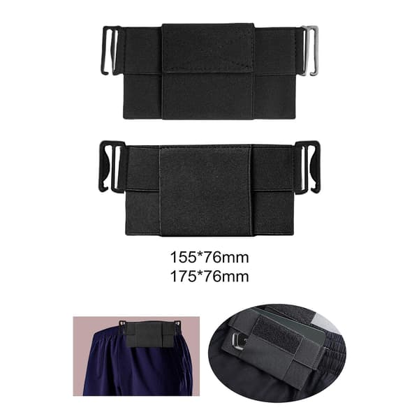 Osynlig Plånbok Midjeväska Minimalistisk Bälte Midjeväska Universell Bältesplånbok med Lock with Lid Small