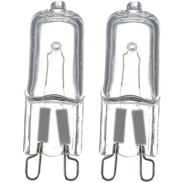 g9 glödlampa, dimbar G9 halogenlampa, varmvit 40w 1000 lumen, 2 st)