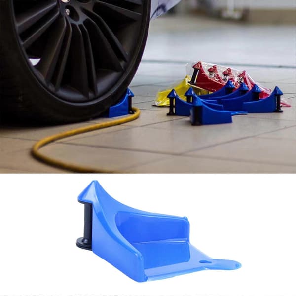 Bilslangguide Plastslangguide Bilhjul Rullsystem Verktyg Förhindrar Fastkilning & Hakar Under Däck för Bil Grön Green
