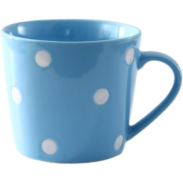 Kaffekop, Sød Keramik Polka Dot Mark Kop 200ml Kreativ Personlighed Trend Vandkop Hjem Mælk Morgenmad Kaffe Kop