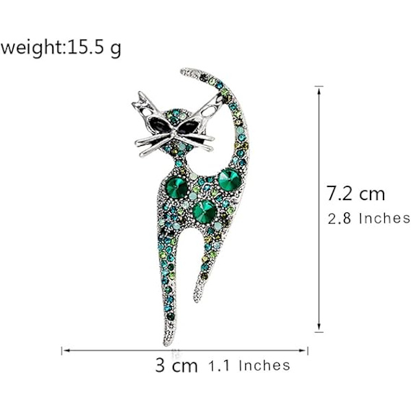 3 st kvinnors strass smycken brosch nålar kreativa smycken för ryggsäck kläder väskor dekorationer