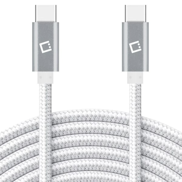 iPhone 15 Pro MAX USB-C -punottu latauskaapeli - 3 metriä (Woven) (3M)