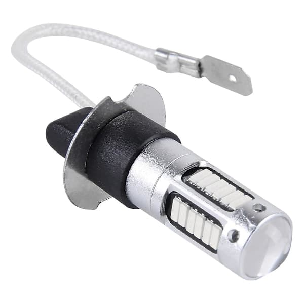 2 stk. H3 10W 30 SMD-4014 LED tågelygter til bil, DC 12V Red Light