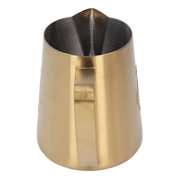 304 Rustfrit Stål Skummekop 420ML med Strømlinet Design og Olecranon Tud - Guld
